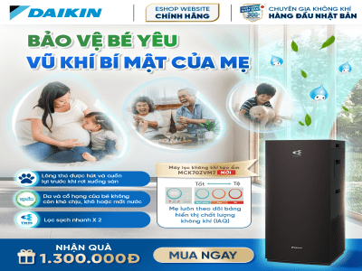 Máy lọc không khí tạo ẩm cao cấp MCK70ZVM7-T (Màu Black)